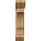 Ekena Millwork Balboa Slat Smooth Bracket w/ Offset Brace, Western Red Cedar, 7 1/2"W x 26"D x 34"H BKT0806X26X34BOA06SWR - alternate 4